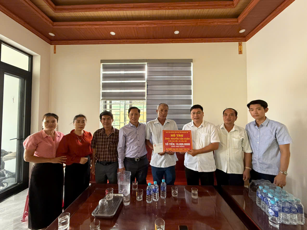 Ban Thường trực Ủy ban MTTQ Việt Nam tỉnh Quảng Trị thăm hỏi, hỗ trợ các gia đình bị thiệt hại do sự cố trên địa bàn tỉnh