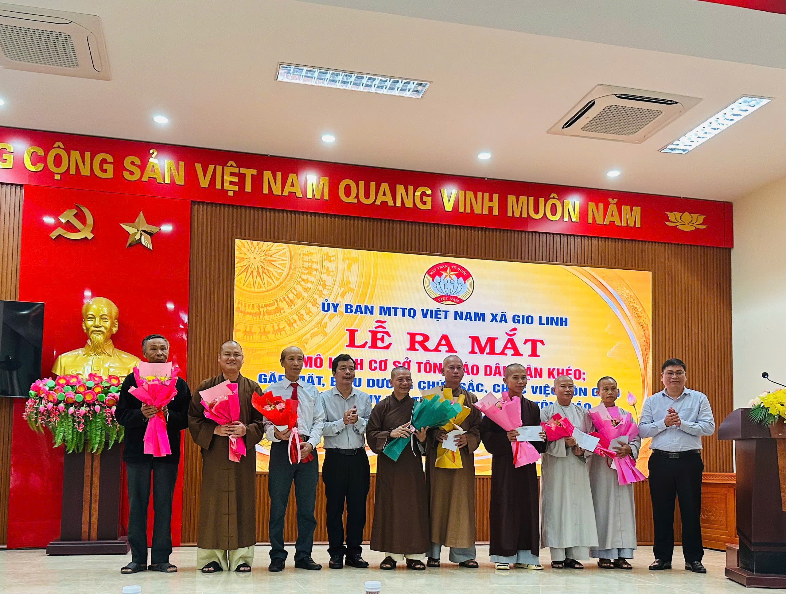 Gio Linh: Ra mắt mô hình “Cơ sở Tôn giáo dân vận khéo - đoàn kết, đồng hành, trách nhiệm vì cộng đồng”